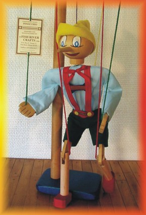 Pascal Marionette Wooden Puppet - An American Craftsman